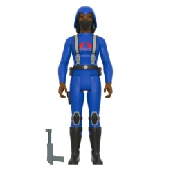 G.I. Joe Reaction Wave 4 - Cobra Female Trooper Medium Black Hair (Dk Brown)
