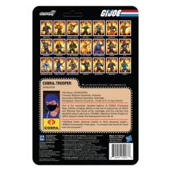 G.I. Joe Reaction Wave 4 - Cobra Female Trooper Medium Black Hair (Dk Brown)
