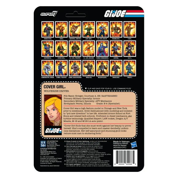 G.I. Joe Reaction Wave 4 - Cover Girl