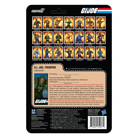 G.I. Joe Reaction Wave 4 - Trooper Goggles (Pink)