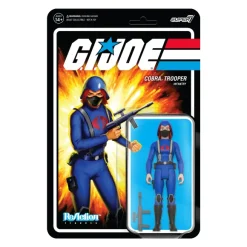 G.I. Joe Reaction Wave 4 -Cobra Female Trooper Medium Red Hair (Pink)