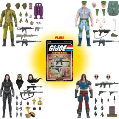 G.I. Joe Ultimates! Wave 4 - Baroness, Gung-Ho, Stalker & Zartan (+ Super Pack)