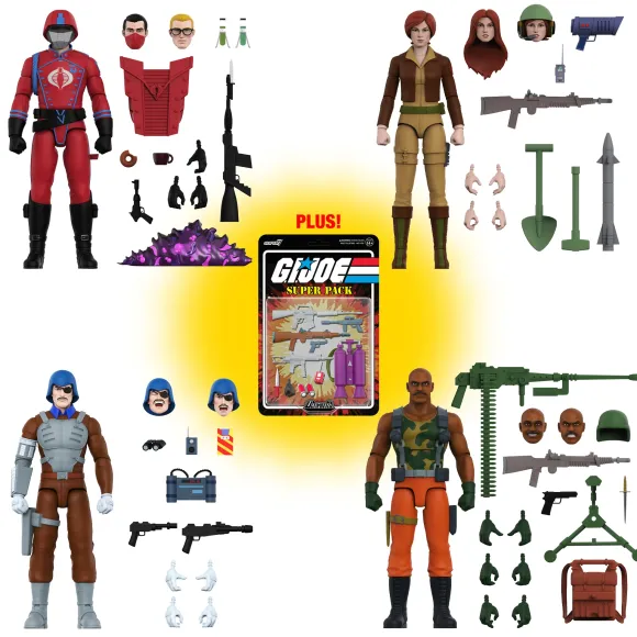 G.I. Joe Ultimates! Wave 5 - Set Of 4 & Super Pack