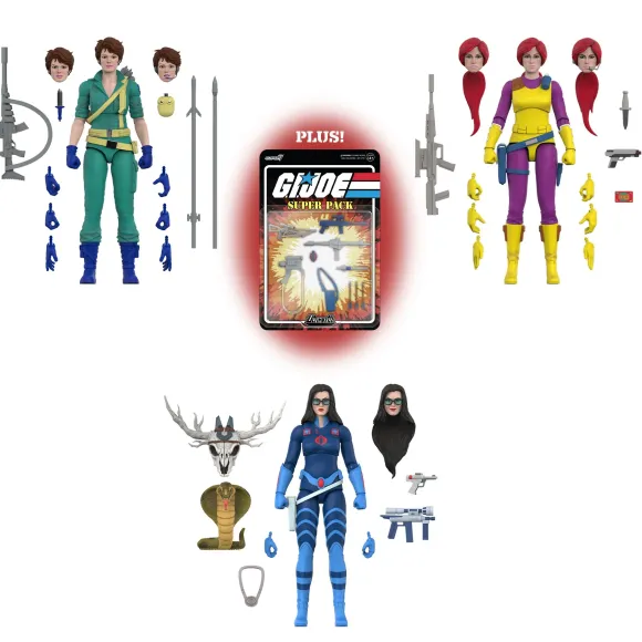 G.I. Joe Ultimates! Wave 06 (Dic) - Baroness, Scarlett & Lady Jaye