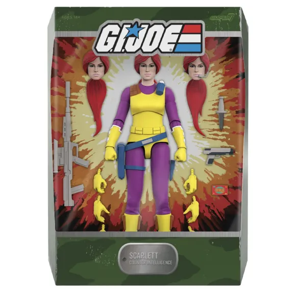 G.I. Joe Ultimates! Wave 06 (Dic) - Scarlett (Purple)