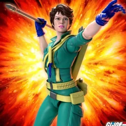 G.I. Joe Ultimates! Wave 06 (Dic) - Lady Jaye (Teal)