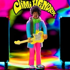 Jimi Hendrix Reaction Figures - Jimi Hendrix Blacklight (Are You Experienced)