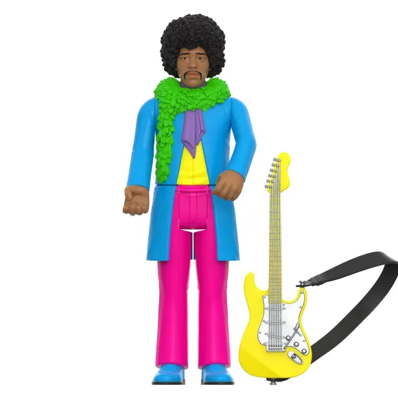 Jimi Hendrix Reaction Figures - Jimi Hendrix Blacklight (Are You Experienced)