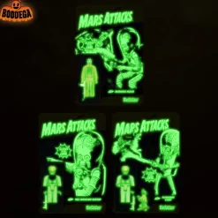 Mars Attacks Reaction Figures (Glow) Full Set