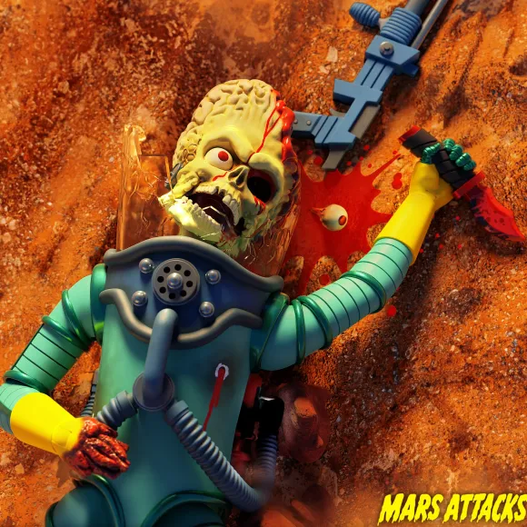 Mars Attacks Ultimates! Wave 01 - Martian (Smashing The Enemy)