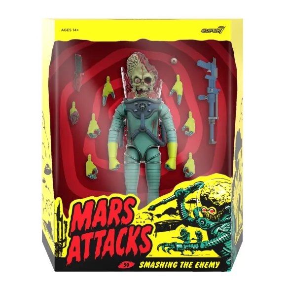 Mars Attacks Ultimates! Wave 01 - Martian (Smashing The Enemy)