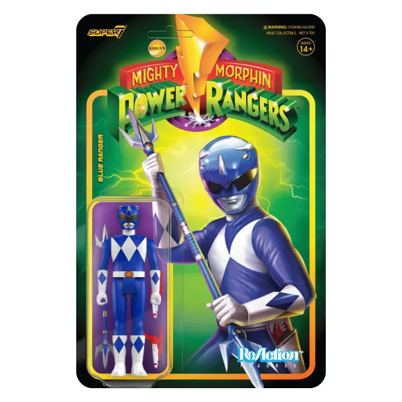 Mighty Morphin Power Rangers Reaction Figure Wave 3 - Blue Ranger