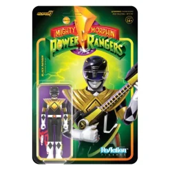 Mighty Morphin Power Rangers Reaction Figure Wave 4 - Black Ranger (Dragon Shield)