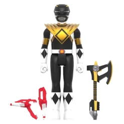 Mighty Morphin Power Rangers Reaction Figure Wave 4 - Black Ranger (Dragon Shield)