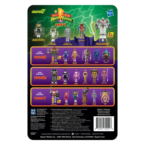 Mighty Morphin Power Rangers Reaction Figure Wave 4 - White Ranger
