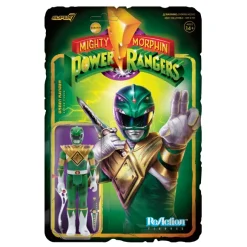 Mighty Morphin' Power Rangers Reaction Figure - Green Ranger (Battle Damaged)