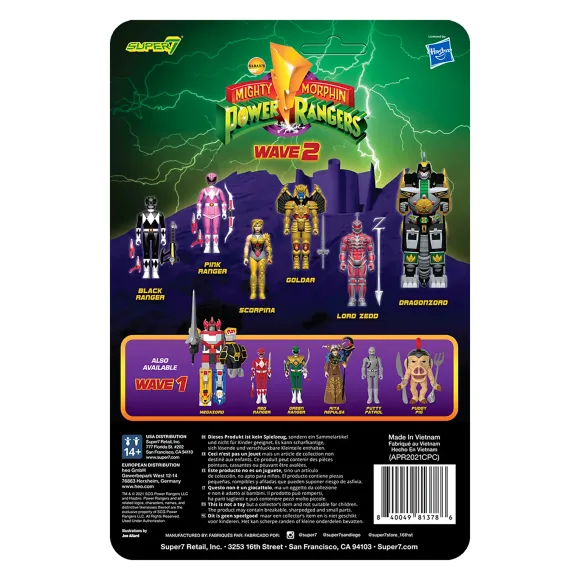 Mighty Morphin Power Rangers Reaction Figure Wave 2 - Black Ranger