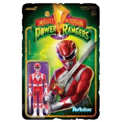 Mighty Morphin' Power Rangers Reaction Figure - Red Ranger (Battle Damaged)