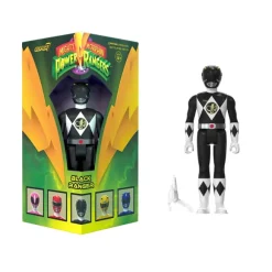 Mighty Morphin Power Rangers Reaction Sdcc 2023 - Black Ranger [Triangle Box] [Sdcc 2023]