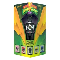 Mighty Morphin Power Rangers Reaction Sdcc 2023 - Black Ranger [Triangle Box] [Sdcc 2023]