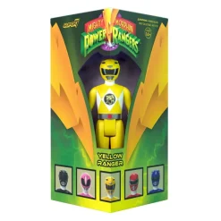 Mighty Morphin Power Rangers Reaction Sdcc 2023 - Yellow Ranger [Triangle Box] [Sdcc 2023]