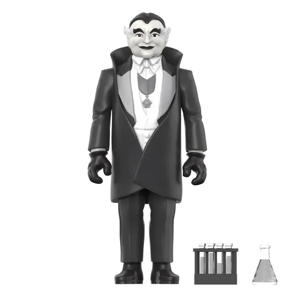 Munsters Reaction Figures Wave 2 Grayscale Set Of 3