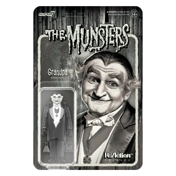 Munsters Reaction Figures Wave 2 - Grandpa (Grayscale)