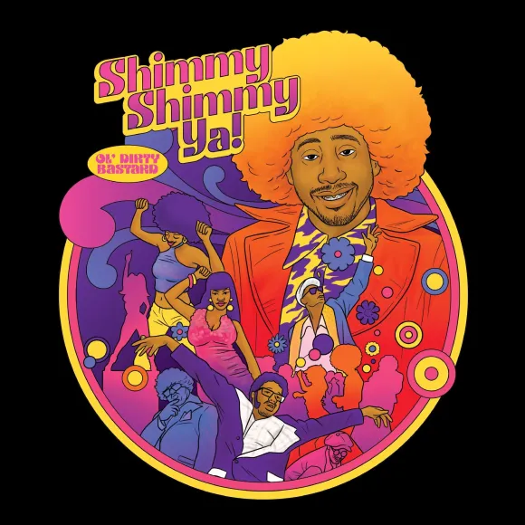 Ol' Dirty Bastard T-Shirts - Shimmy Shimmy Reaction Card Art