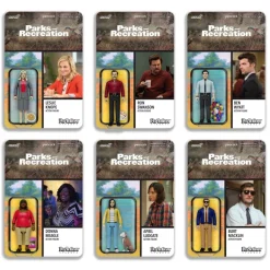 Parks And Recreation Reaction Figures - Wave 1 Set Of 6
