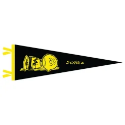 Peanuts Pennant - Laying Down Charlie Brown
