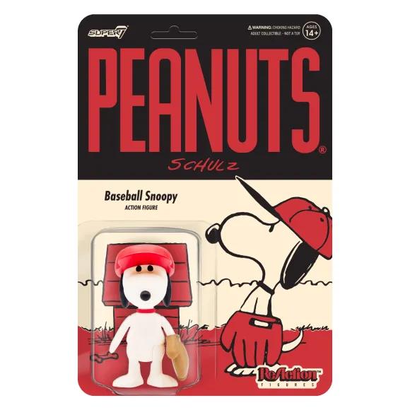 Peanuts Reaction Figure Wave 5 - Baseball Snoopy