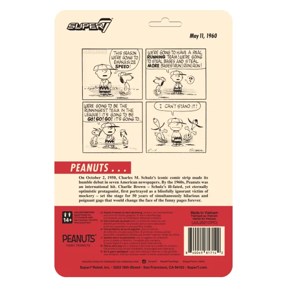 Peanuts Reaction Figure Wave 5 - Baseball Snoopy