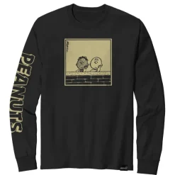 Peanuts T-Shirt - Franklin & Charlie Brown Long Sleeve