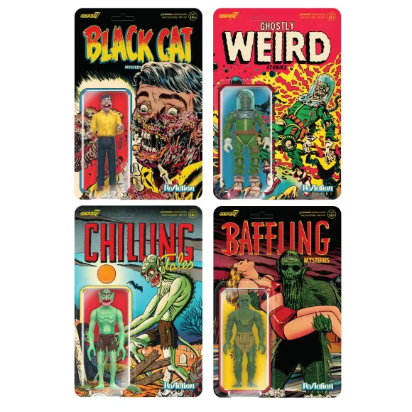 Pre-Code Horror Reaction Figures Wave 1 - Set Of 4