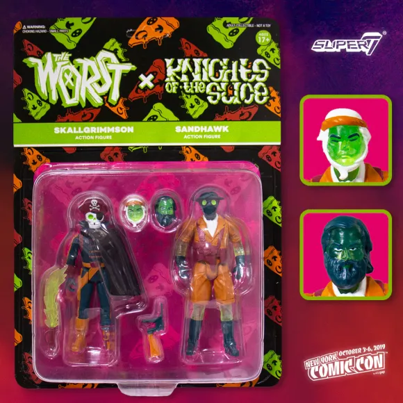 Reaction Figures 2-Pack - The Worst (Wave 2) And Knights Of The Slice