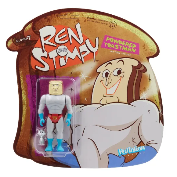 Ren & Stimpy Reaction Figure Wave 1 - Powdered Toast Man