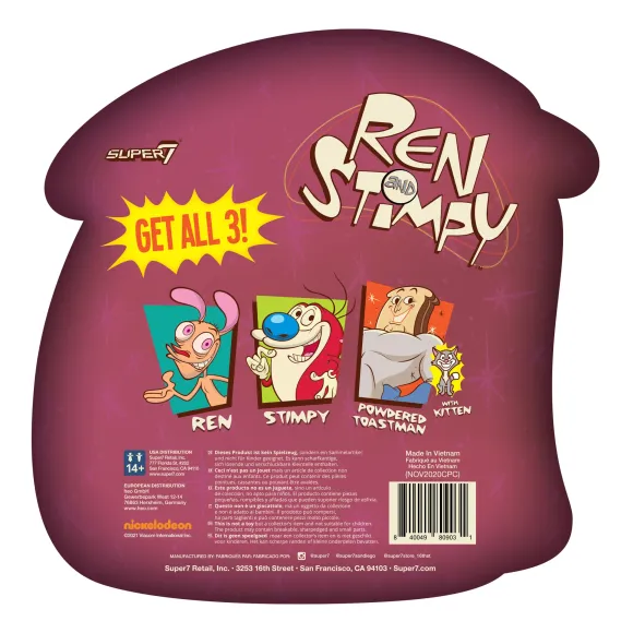 Ren & Stimpy Reaction Figure Wave 1 - Powdered Toast Man