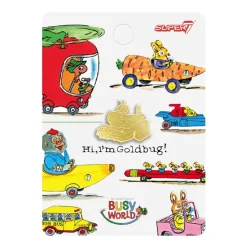 Richard Scarry Gold Bug Enamel Pin