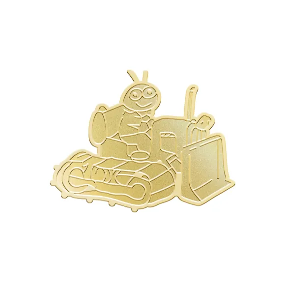 Richard Scarry Gold Bug Enamel Pin