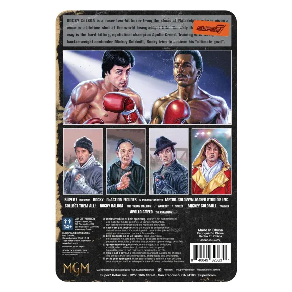 Rocky Reaction Figures Wave 03 - Rocky Street (Rocky I)
