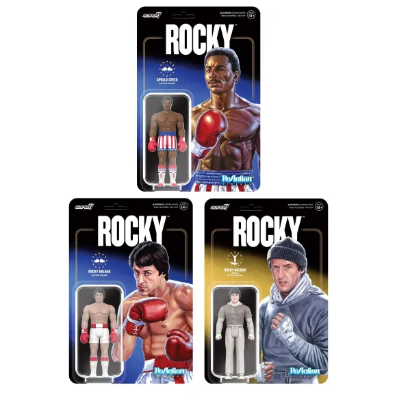 Rocky Reaction Figures Wave 2 - Set Of 3