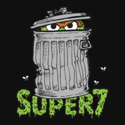 Sesame Street Crewneck Sweatshirt - Oscar The Grouch