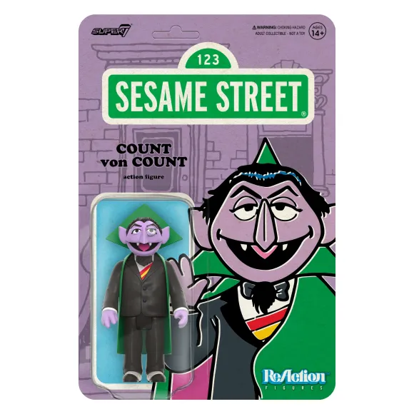 Sesame Street Reaction Figures Wave 01 - Count Von Count