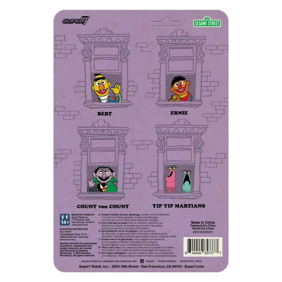 Sesame Street Reaction Figures Wave 01 - Count Von Count