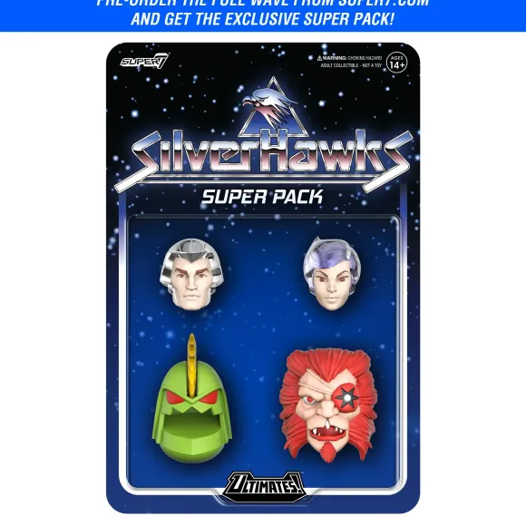 Silverhawks Ultimates! Wave 4 - Steelheart, Quicksilver, Mon*Star & Buzz-Saw