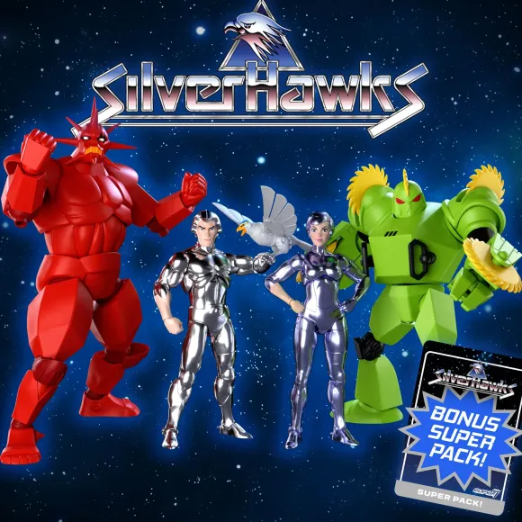 Silverhawks Ultimates! Wave 4 - Steelheart, Quicksilver, Mon*Star & Buzz-Saw