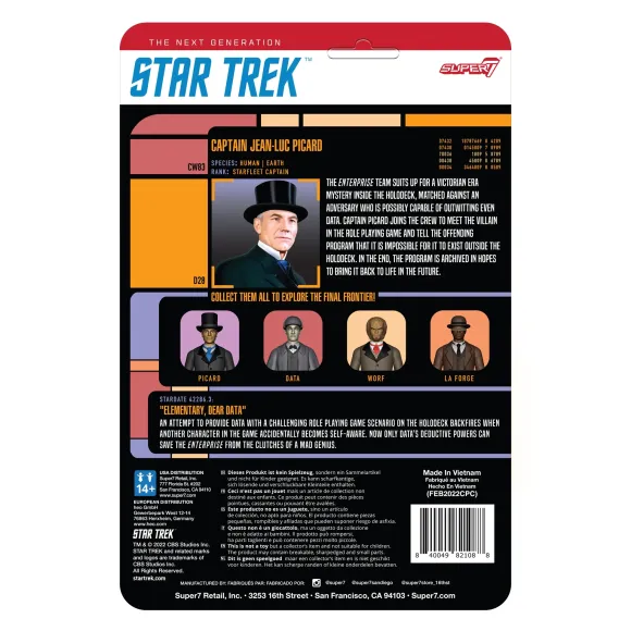 Star Trek: The Next Generation Reaction Figures Wave 3 - Victorian Captain Picard