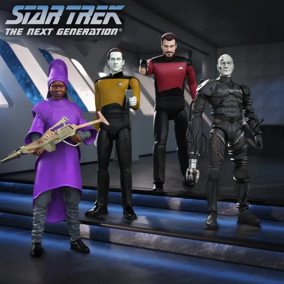Star Trek: The Next Generation Ultimates! Wave 1 - Set Of 4