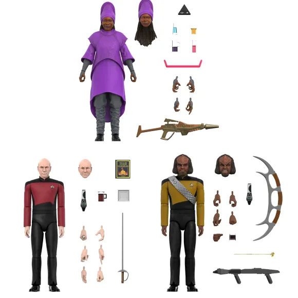 Star Trek: The Next Generation Ultimates! Wave 2 Set Of 3