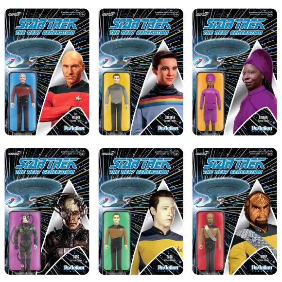 Star Trek: The Next Generation Wave 1 6 Figure Set